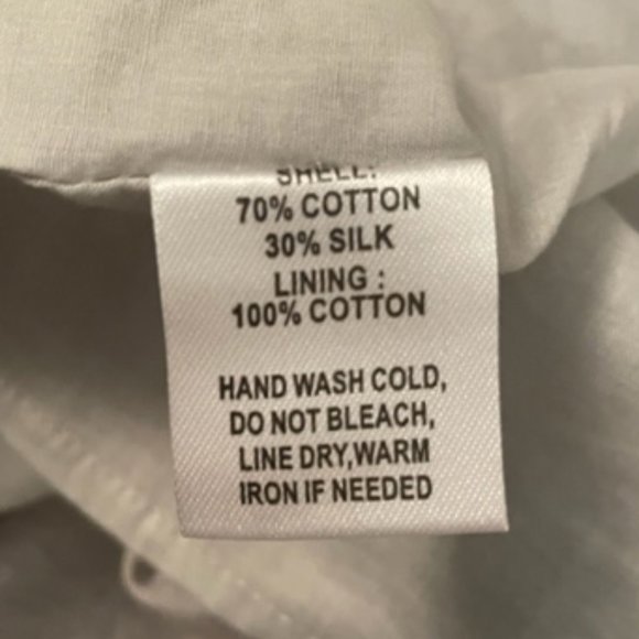 Ann Taylor Loft Blue Silk Blend Dress Size 4 - Picture 9 of 9